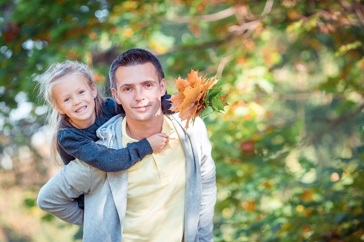father with child